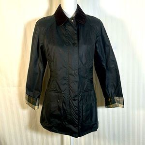 Barbour Women’s Beadnell Wax Jacket Sage NWT US Sz 6